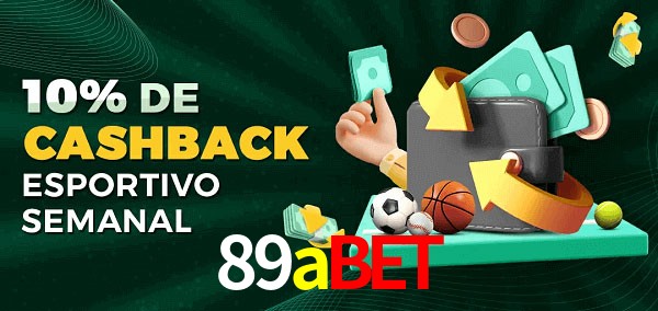 10% de bônus de cashback na 89abet